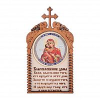 Магнит с ликом Владимирской Божьей Матери во Иркутске